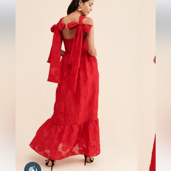 Sister Jane Vibrant Red Maxi Dress - Picture 2 of 5